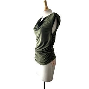 Shein BAE Curve 1XL New With Tags Green Top Corset Sleeveless Blouse